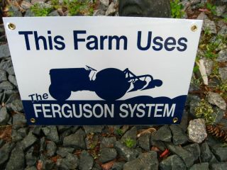 Vintage Ford Tractor Ferguson System Farm Gas Oil 12 