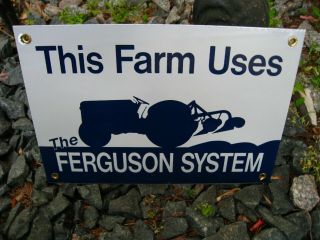 Vintage Ford Tractor Ferguson System Farm Gas Oil 12 