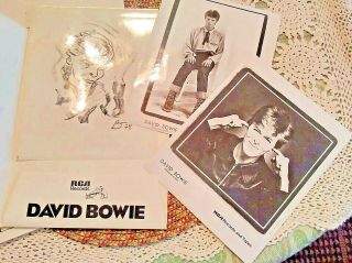 DAVID BOWIE ' Heroes ' Vintage1978 Promo RCA Records PRESS KIT - 3