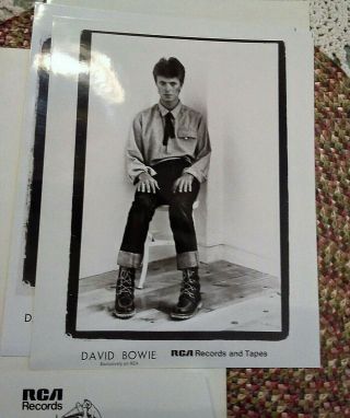 DAVID BOWIE ' Heroes ' Vintage1978 Promo RCA Records PRESS KIT - 7