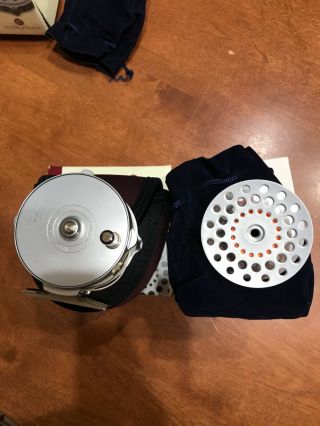 Hardy Bougle’ 31/4 Mk Lv Fly Reel With Lines And Two Spare Spools