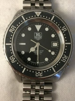 Rare - Vintage - Tag Heuer 980.  023n Diver - 1000 Meters