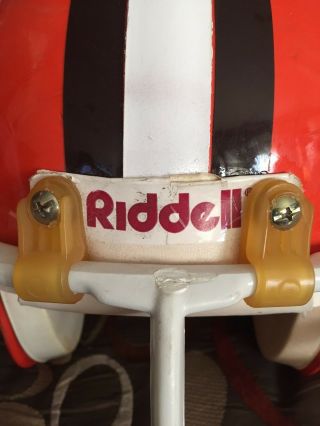 Vintage Riddell CLEVELAND BROWNS Football Helmet with matching Mini Helmet 3