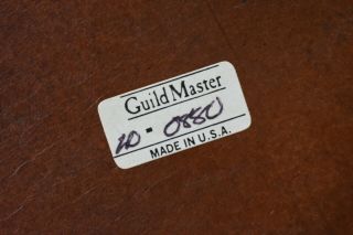 Rare Stitched Leather Guild Master Nesting Hat Boxes Set of 3 8