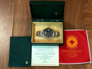 Rolex Submariner 5513 Vintage No Date Year 1977 Never Refinished Card 12