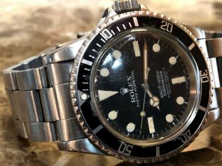 Rolex Submariner 5513 Vintage No Date Year 1977 Never Refinished Card 2