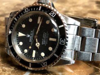 Rolex Submariner 5513 Vintage No Date Year 1977 Never Refinished Card 3