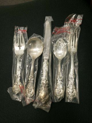 Reed & Barton Francis 1 Pattern 5 Piece Sterling Silver Set In Plastic