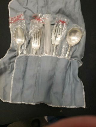REED & BARTON FRANCIS 1 PATTERN 5 PIECE STERLING SILVER SET IN PLASTIC 2