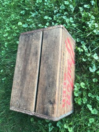 Vintage Wood Box Crate 1930s BRUTON Brewery Beer Can Bottle Case BALTIMORE MD 8