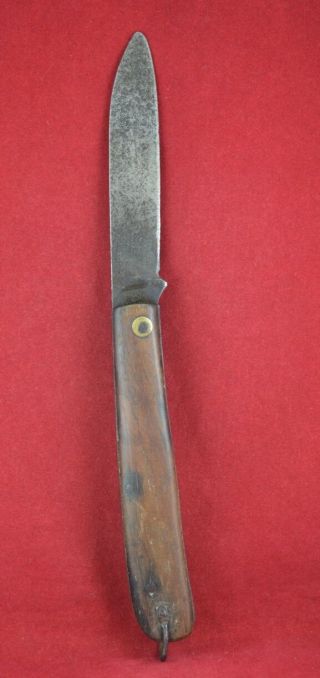 Wehrmacht Wwii German Soldiers Folding Pocket Knife Rare War Relic 3