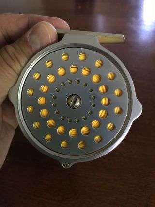 Hardy Bougle’ 31/2 MKlV Fly Reel with 2 Spare Spools and line 4
