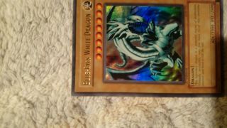 Yugioh Blue Eyes White Dragon LOB - 001 1st Edition Ultra Rare 3