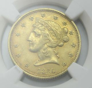 RARE 1860 $5 CLARK,  GRUBER & CO.  GOLD COIN NGC GRADED AU DETAILS CLEANED 5406 5