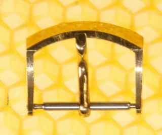 16mm Vintage ELGIN 14K Solid - Yellow - Gold Buckle for Watch Strap Band VGU 2