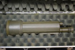 Steiner Vintage German Fixed 24x80 Military Spotting Scope W/ Case