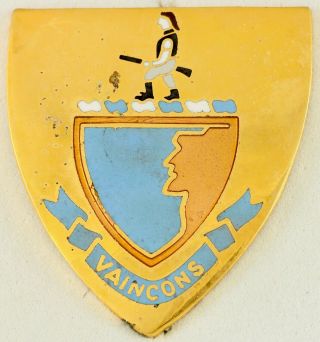 387th Infantry Regiment Crest Di/dui Screwback