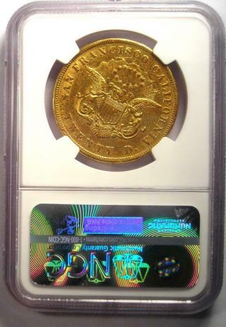 1854 Kellogg Liberty Gold Double Eagle $20 Coin - NGC AU Details - Rare Coin 3