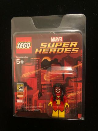 Lego Sdcc 2013 Marvel Spider - Woman Minifigure Rare