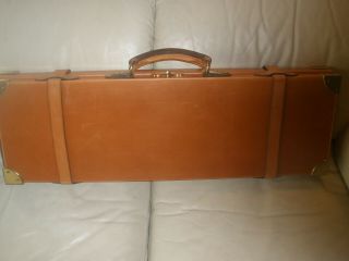 Very Rare Holland & Holland Leather and Oak Shotgun Case 2