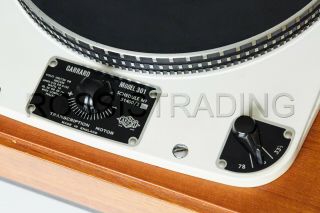Vintage Garrard 301 transcription turntable - with SME 3009 tone arm - IMMACULATE 4