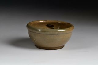 14th / 15th Century Asian Chinese Japanese Pottery Pouring Bowl 2