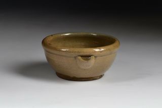 14th / 15th Century Asian Chinese Japanese Pottery Pouring Bowl 4
