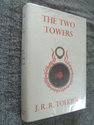 V Rare 1954 1st Edition - The Two Towers - Tolkien - 1st Print Lord Rings Hobbit