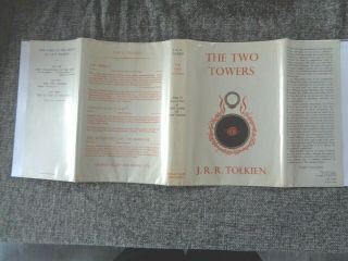 V RARE 1954 1st Edition - The Two Towers - Tolkien - 1st Print Lord Rings Hobbit 9