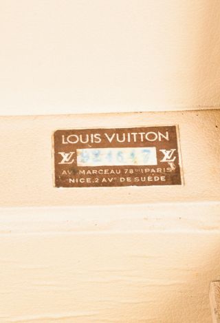 VINTAGE Louis Vuitton Brown Monogram Coated Canvas Top Handle Suitcase 12