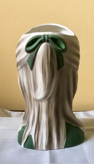 8 3/4” Enesco Rare “High Teen” Head Vase In 4
