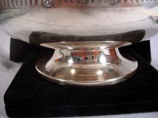 Vintage Sterling Silver.  925 Pedestal Bowl 9 1/2 