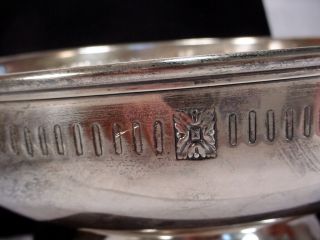 Vintage Sterling Silver.  925 Pedestal Bowl 9 1/2 