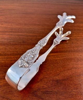 Reed & Barton Sterling Silver Ice Tongs: Francis I 1907,  No Monogram