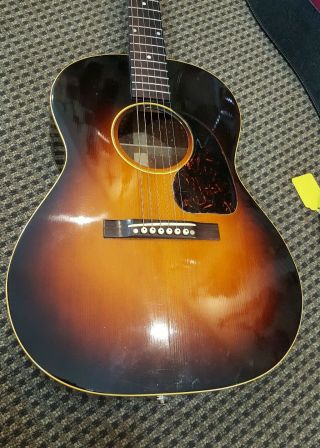 Vintage 1946 Gibson LG2 Acoustic Electric Guitar with Geib Case 4