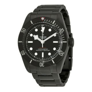 Tudor Heritage Auto79230dk - Bkss 41mm Pvd Steel Mens Watch Black Bay Chronometer