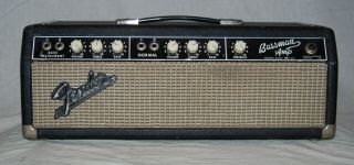 1963 - Rare Fender Tuxedo Bassman Tube Guitar Amplifier 6g6 - B