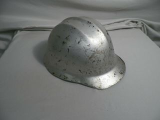 Vintage Bullard Hard Hat Hard Boiled Egg Aluminium Helmet And Liner Safety