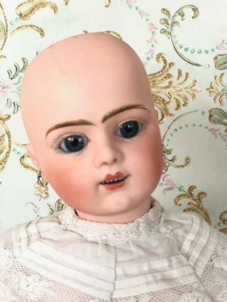 Gorgeous Antique French Bisque Head Bru Jne R 6 Doll Lace Dress Org.  Mohair Wig 4