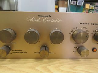 Vintage 1950 ' s Saul Marantz Audio Consolette Preamplifier 3