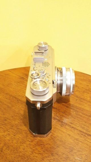 Vintage 1950 ' s 35mm Nikon S Rangefinder Camera & 1:2 f=5cm Nippon Kogaku Lens 4