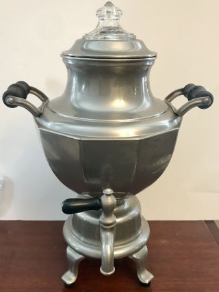 Antique Vintage Manning Bowman Meteor Electric Percolator Urn Coffee Maker