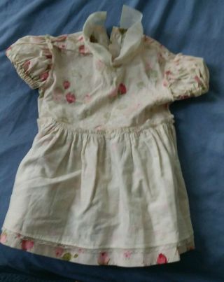 Vintage 1960 ' s Play Pal Playpal Rose Dress & Pinafore NO DOLL 9