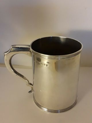 Antique British Sterling Silver 1794 Tankard Mug George Smith Thomas Hayter 186g 3