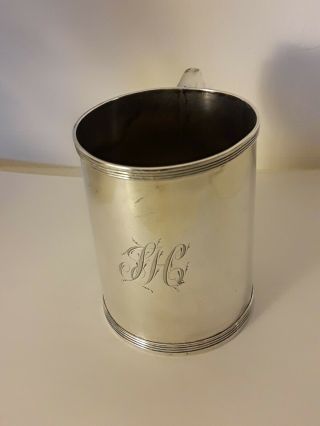 Antique British Sterling Silver 1794 Tankard Mug George Smith Thomas Hayter 186g 5