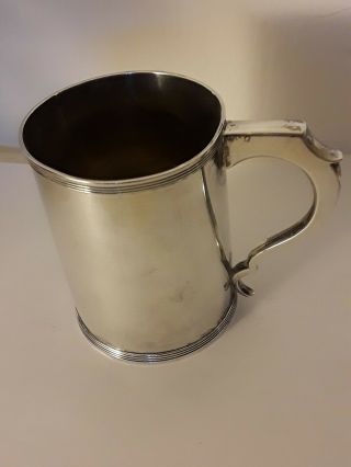 Antique British Sterling Silver 1794 Tankard Mug George Smith Thomas Hayter 186g 6