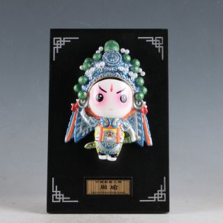 Chinese Lacquerware Handmade Zhou Yu Statue Lp0016