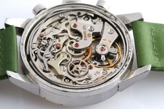 Vintage Zodiac Rare Le Loche Panda Dial Cal.  72 Chronograph Wristwatch 10