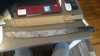 Usn Mk2 Machete,  Sheath Scabbard Us Navy Mk 2 Vintage Military Mark Rare