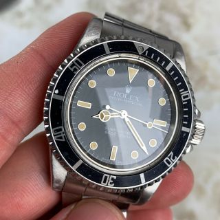 Vintage Rolex Submariner Dive Wristwatch Ref.  5513 Gloss Dial 1980s NR 4